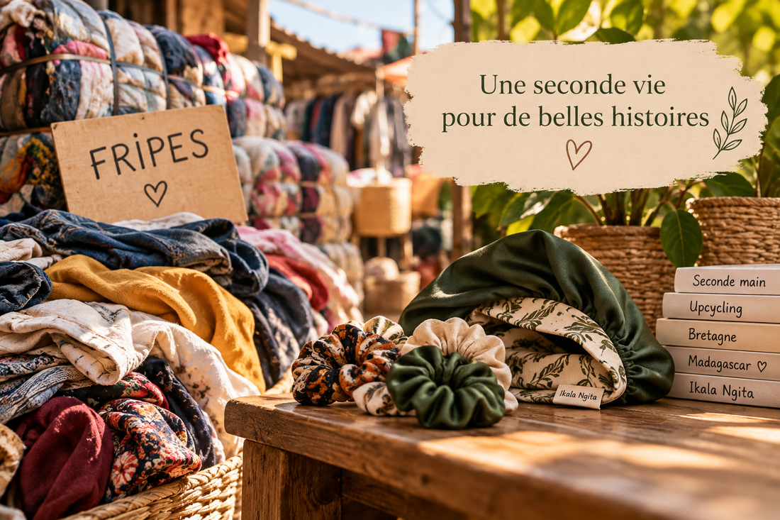 Pourquoi l’upcycling a naturellement trouvé sa place chez Ikala Ngita