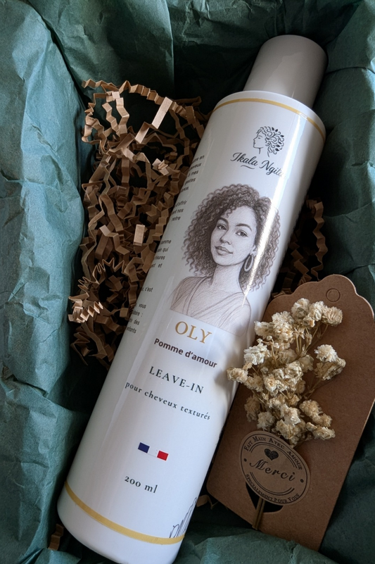 Leave-in hydratant Oly Ikala Ngita pour cheveux texturés, bouclés, frisés et crépus